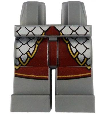 Minifigura láb - mintás/matricás