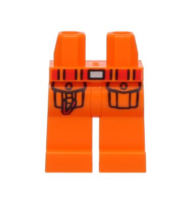 Minifigura láb - mintás/matricás