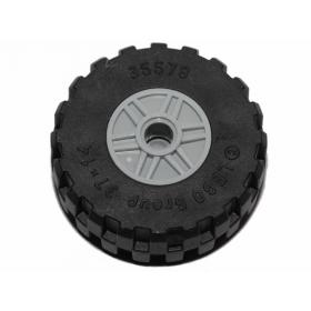 Kerék 18mm D. x 14mm, fekete 30.4 x 14 gumiabronccsal™