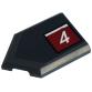 Ötszögű csempe 2 x 3 - mintás/matricás