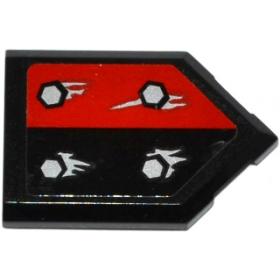 Ötszögű csempe 2 x 3 - mintás/matricás™