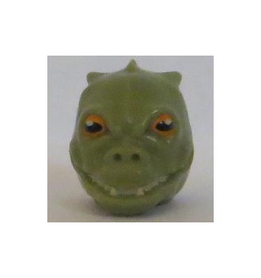 Minifigura fej, módosított - mintás/matricás
