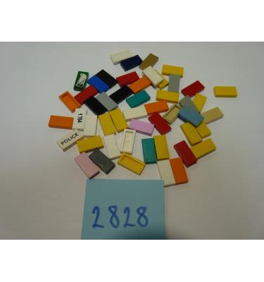 Lego 50 db-os 1x2 lapos csempe elem csomag 3069