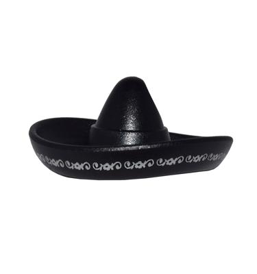 Minifigura kalap, sombrero - mintás/matricás