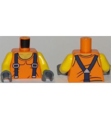 Figura felsőtest kezekkel - mintás/matricás