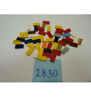 Lego 50 db-os 1x2 lapos csempe elem csomag 3069