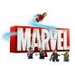 MARVEL logó és minifigurák