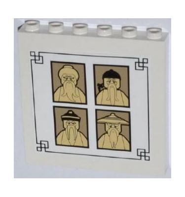 Panel 1 x 6 x 5 - mintás/matricás