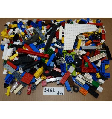 1 kg ömlesztett, vegyes használt LEGO® alkatrész (3162)