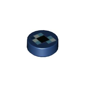 1 x 1 kerek csempe elem - mintás/matricás™