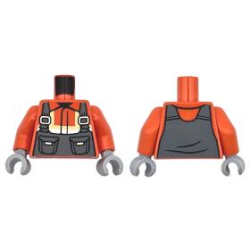 Figura felsőtest kezekkel - mintás/matricás™