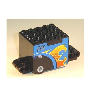 Lendkerekes motor 9 x 4 x 3 2/3 (NEM ELEKTROMOS) - mintás/matricás