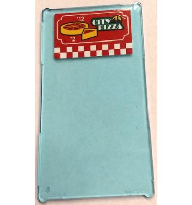 Ablaküveg 1 x 4 x 6 - mintás/matricás