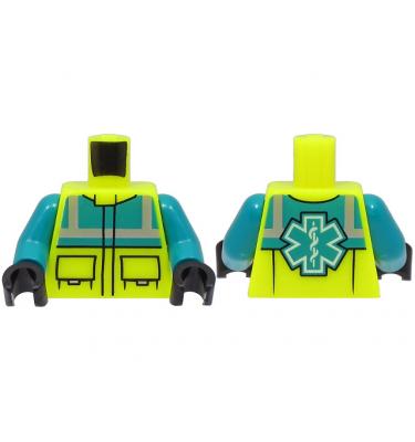 Figura felsőtest kezekkel - mintás/matricás