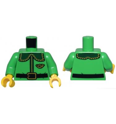 Figura felsőtest kezekkel - mintás/matricás