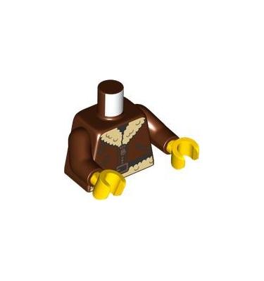Figura felsőtest kezekkel - mintás/matricás