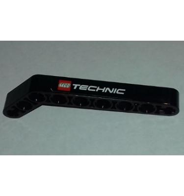 Technic hajlított emelőkar 1 x 9 - mintás/matricás