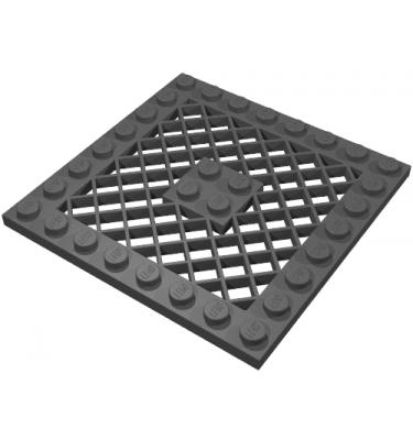 Rácsos lapos elem 8 x 8