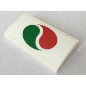 Lejtő, íves 2 x 4 x 2/3 - mintás/matricás™