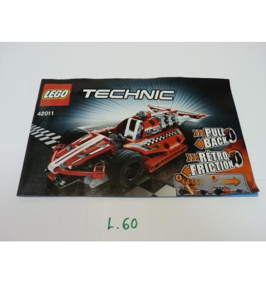 Lego Technic 42011 - CSAK ÖSSZERAKÁSI ÚTMUTATÓ!