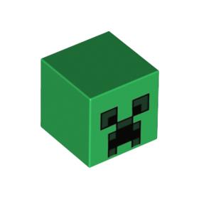 Minifigura fej - Minecraft Creeper™
