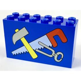 Kocka 2 x 6 x 3 - mintás/matricás™