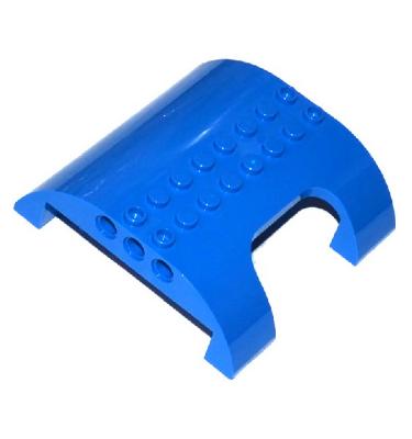 Lejtő, íves 8 x 8 x 2 Dupla, kivágással