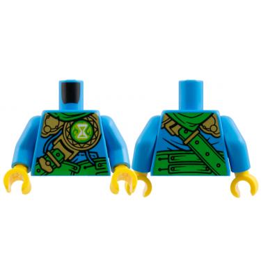 Figura felsőtest kezekkel - mintás/matricás