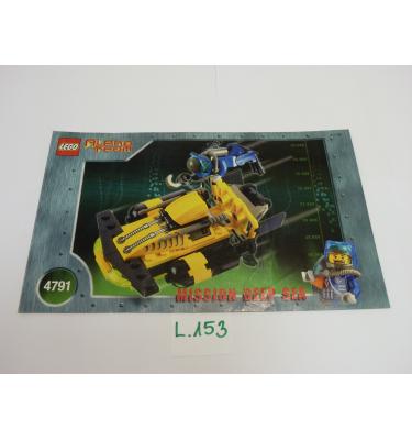 Lego Alpha Team 4791 - CSAK ÖSSZERAKÁSI ÚTMUTATÓ