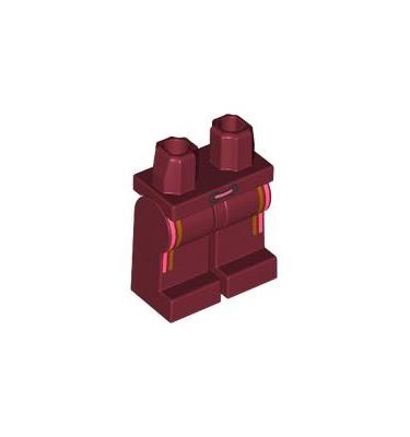 Minifigura láb - mintás/matricás