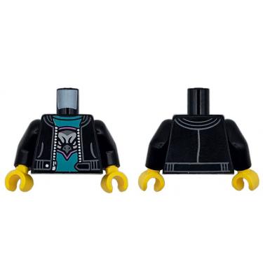 Figura felsőtest kezekkel - mintás/matricás