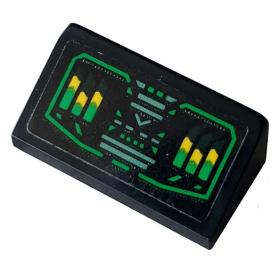 Lejtő 30° 1 x 2 x 2/3 - mintás/matricás™