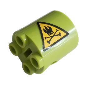 2 x 2 x 2 henger alakú elem - mintás/matricás™