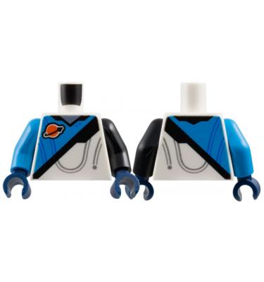 Figura felsőtest kezekkel - mintás/matricás