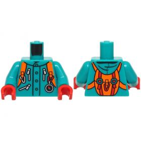 Figura felsőtest kezekkel - mintás/matricás™