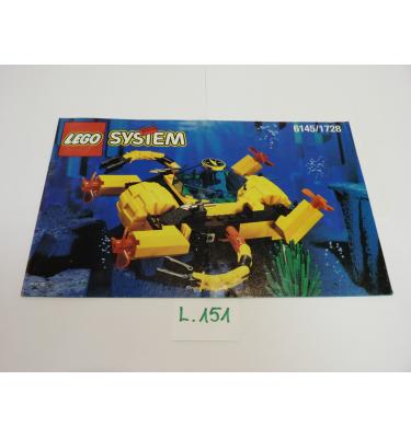 Lego System 6145/1728 - CSAK ÖSSZERAKÁSI ÚTMUTATÓ