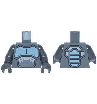 Figura felsőtest kezekkel - mintás/matricás