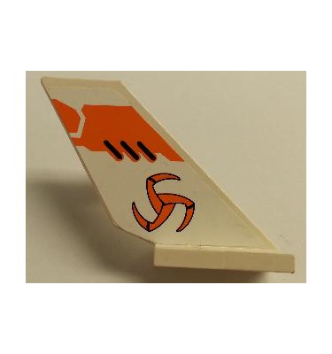 Jármű farok elem 2 x 4 x 6 - mintás/matricás