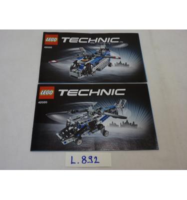 Lego Technic 42020 - CSAK ÖSSZERAKÁSI ÚTMUTATÓ!