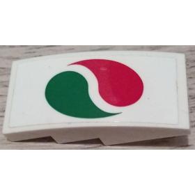 Lejtő, íves 4 x 2 - mintás/matricás™