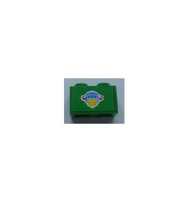 Kocka 1 x 2 - mintás/matricás
