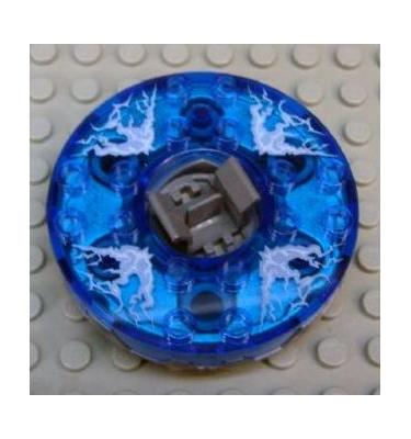 Forgóasztal 6 x 6 x 1 1/3 - mintás/matricás