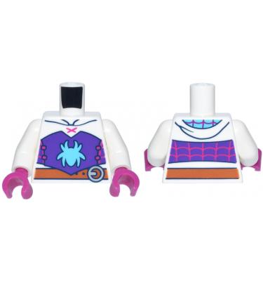 Figura felsőtest kezekkel - mintás/matricás