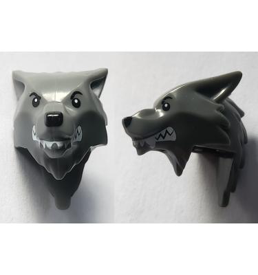 Minifigura fej, módosított - mintás/matricás