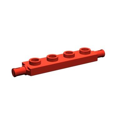 Módosított lapos elem keréktartókkal, 1 x 4