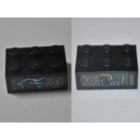 Kocka 2 x 3 - mintás/matricás™