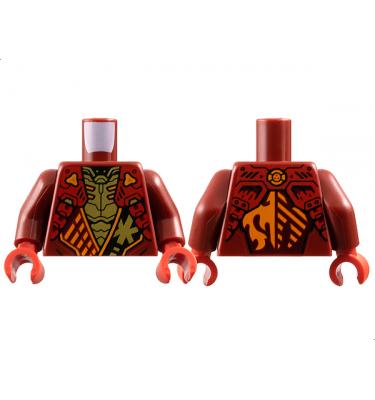 Figura felsőtest kezekkel - mintás/matricás