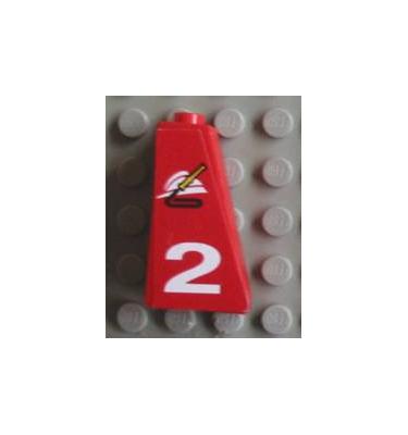 Lejtő 2 x 1 x 3 (75°) - mintás/matricás