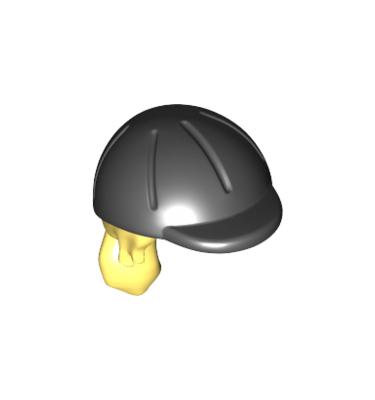 Minifigura haj és sisak - mintás/matricás