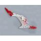 Bionicle fegyver (Shark Tooth Blade) - mintás/matricás